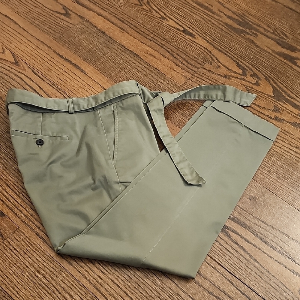 Banana Republic Avery Pant Olive Green Size 4 - Picture 13 of 13